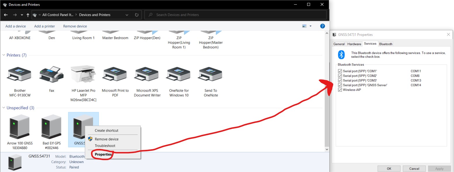 Setup Trimble R1 on a Windows Device